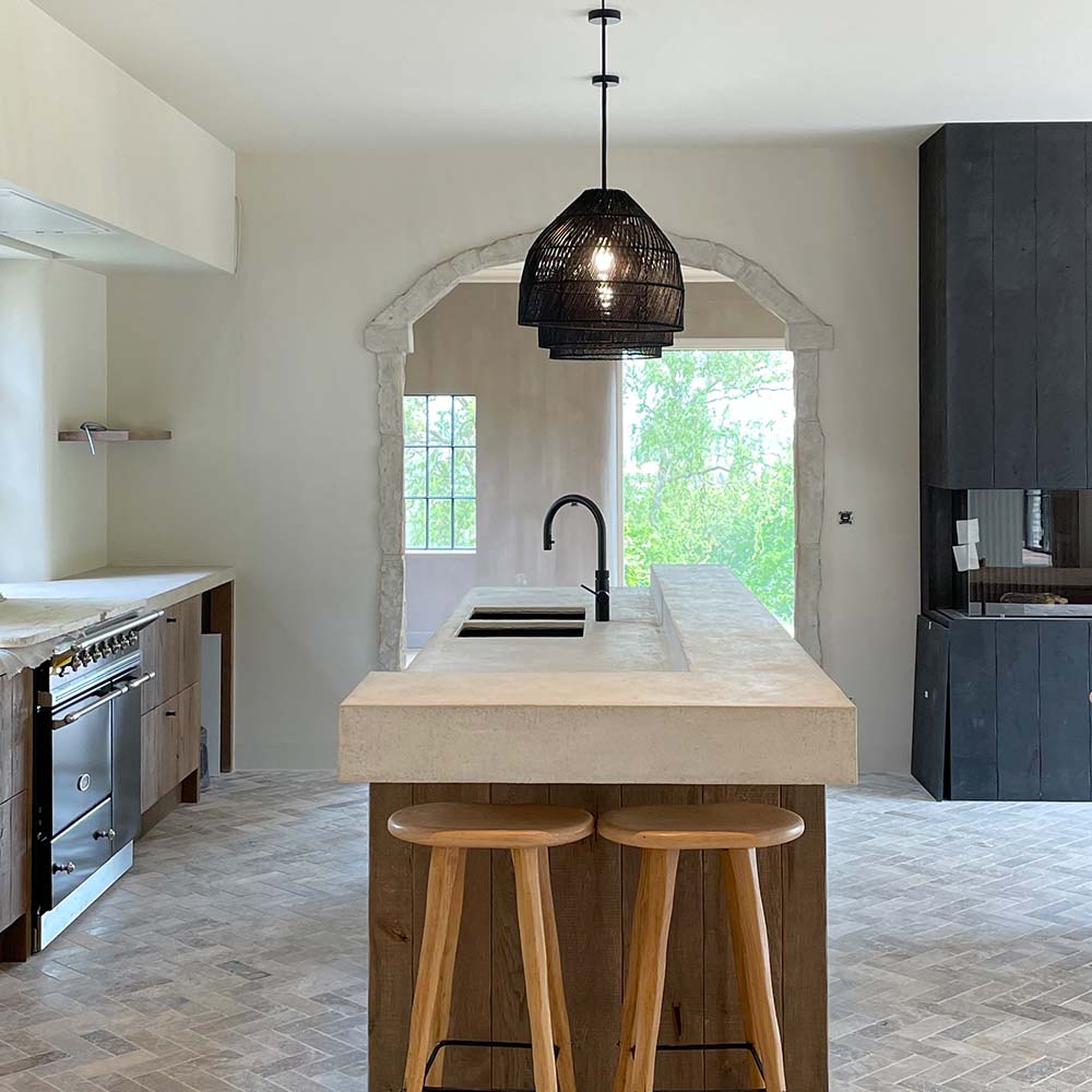 cuisine micro-béton mortex